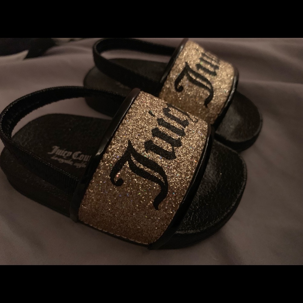 Toddler juicy couture slides